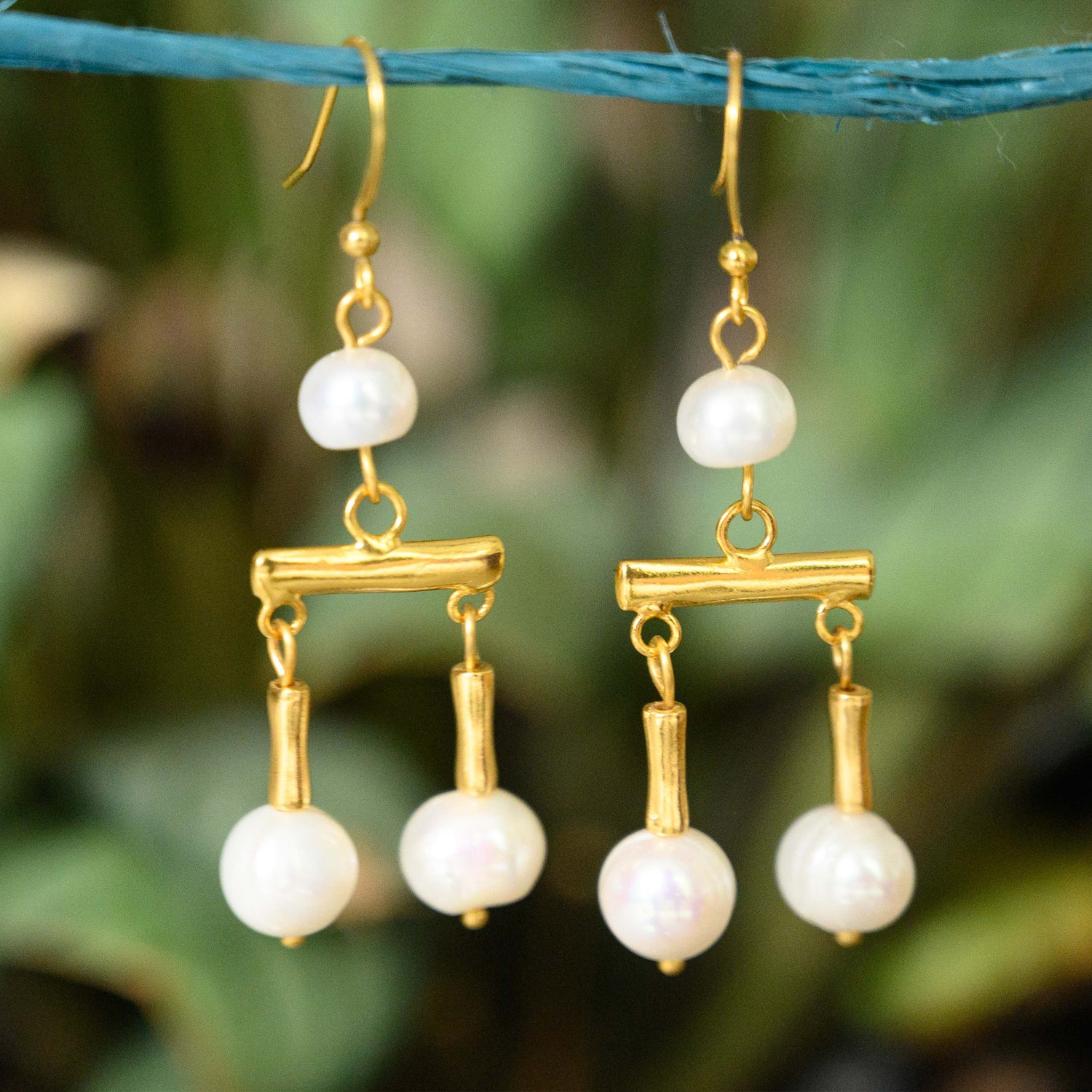 Roman Crotalia Pearl Earrings