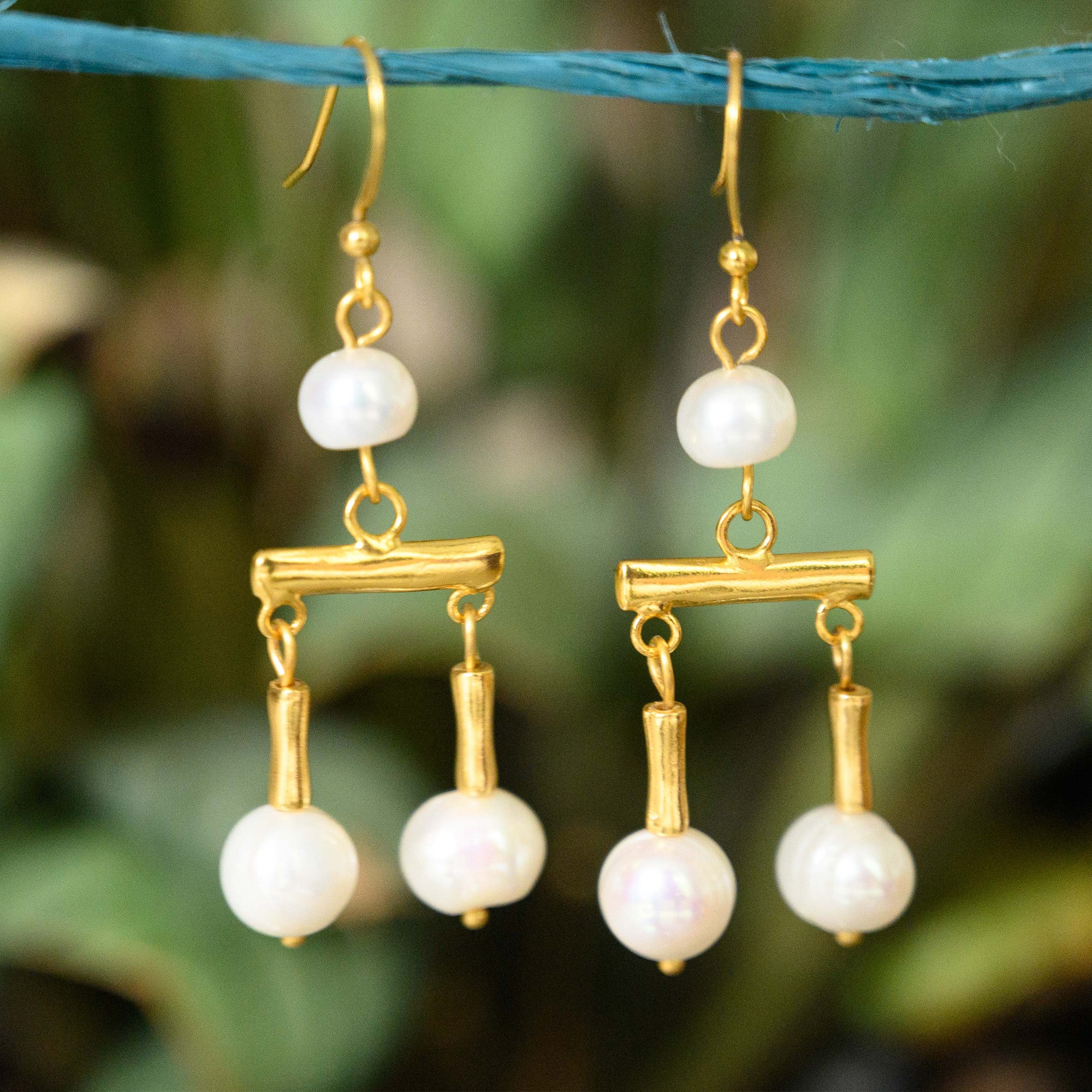 Roman Crotalia Pearl Earrings