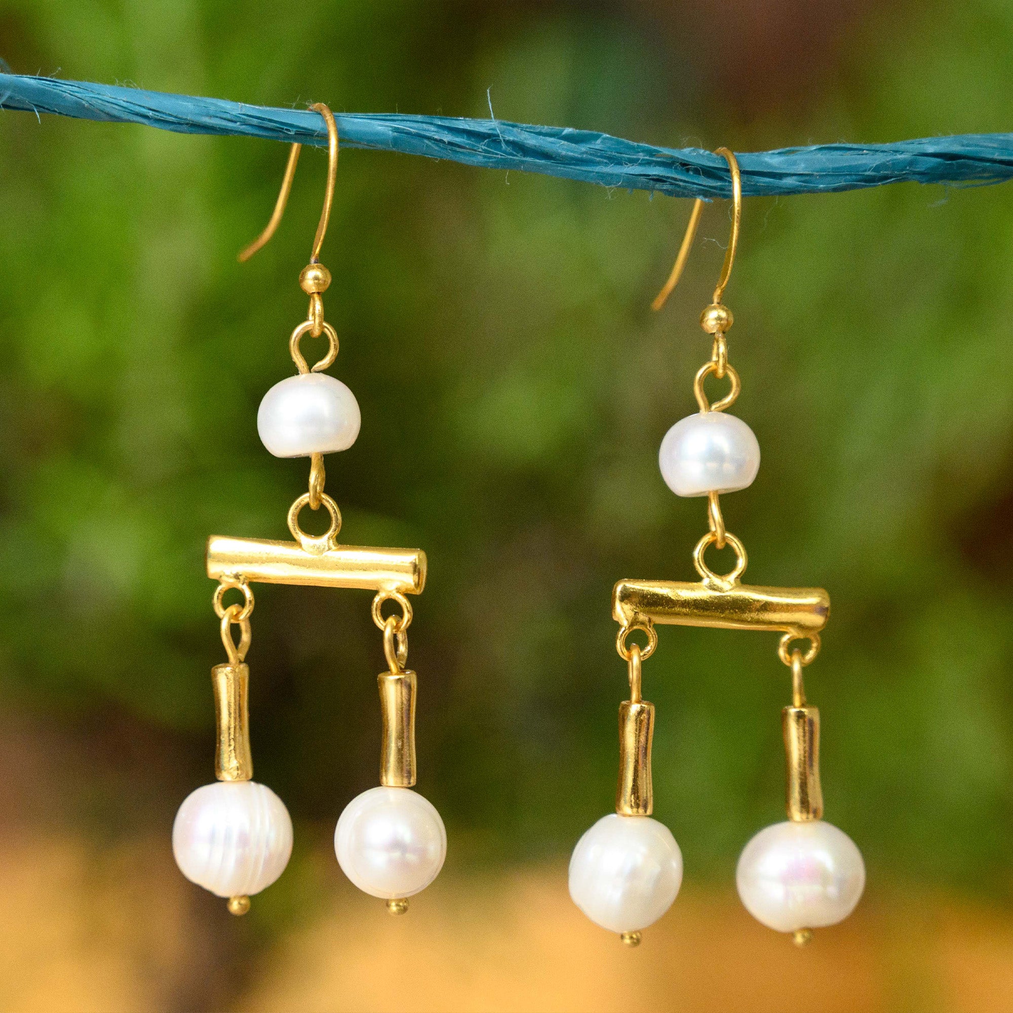 Roman Crotalia Pearl Earrings