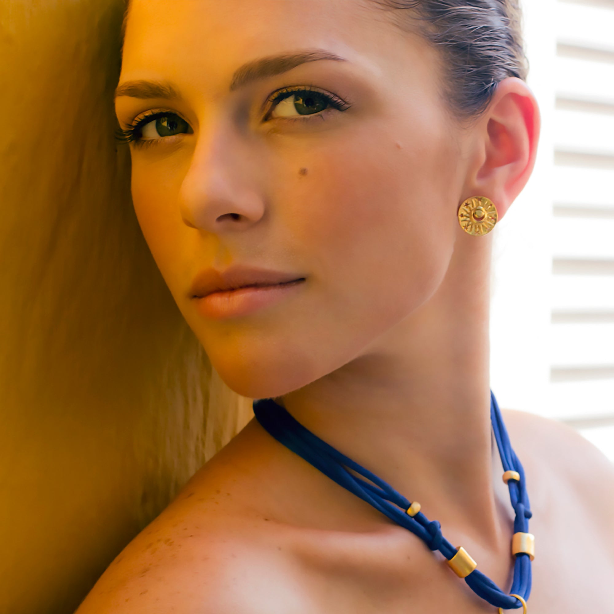 Stars and Moon Stud Earrings