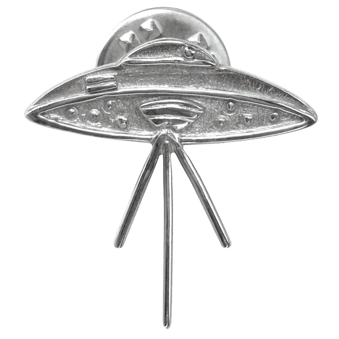 Elvis UFO Connection .950 Silver 1" Lapel Pin