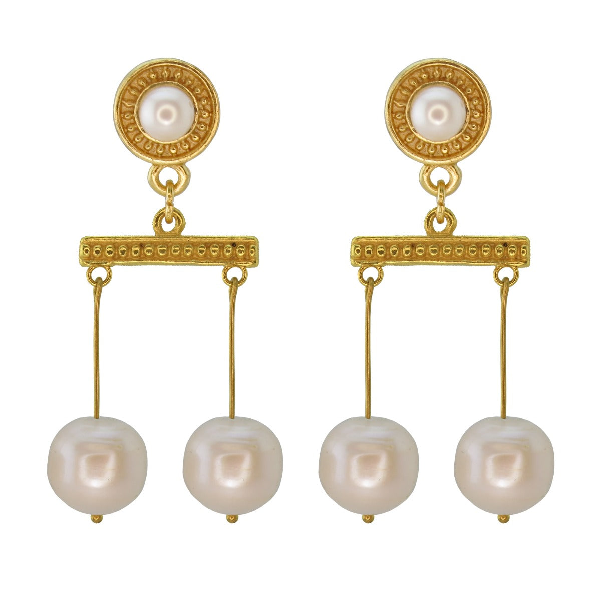 Crotalia Pearl Earrings