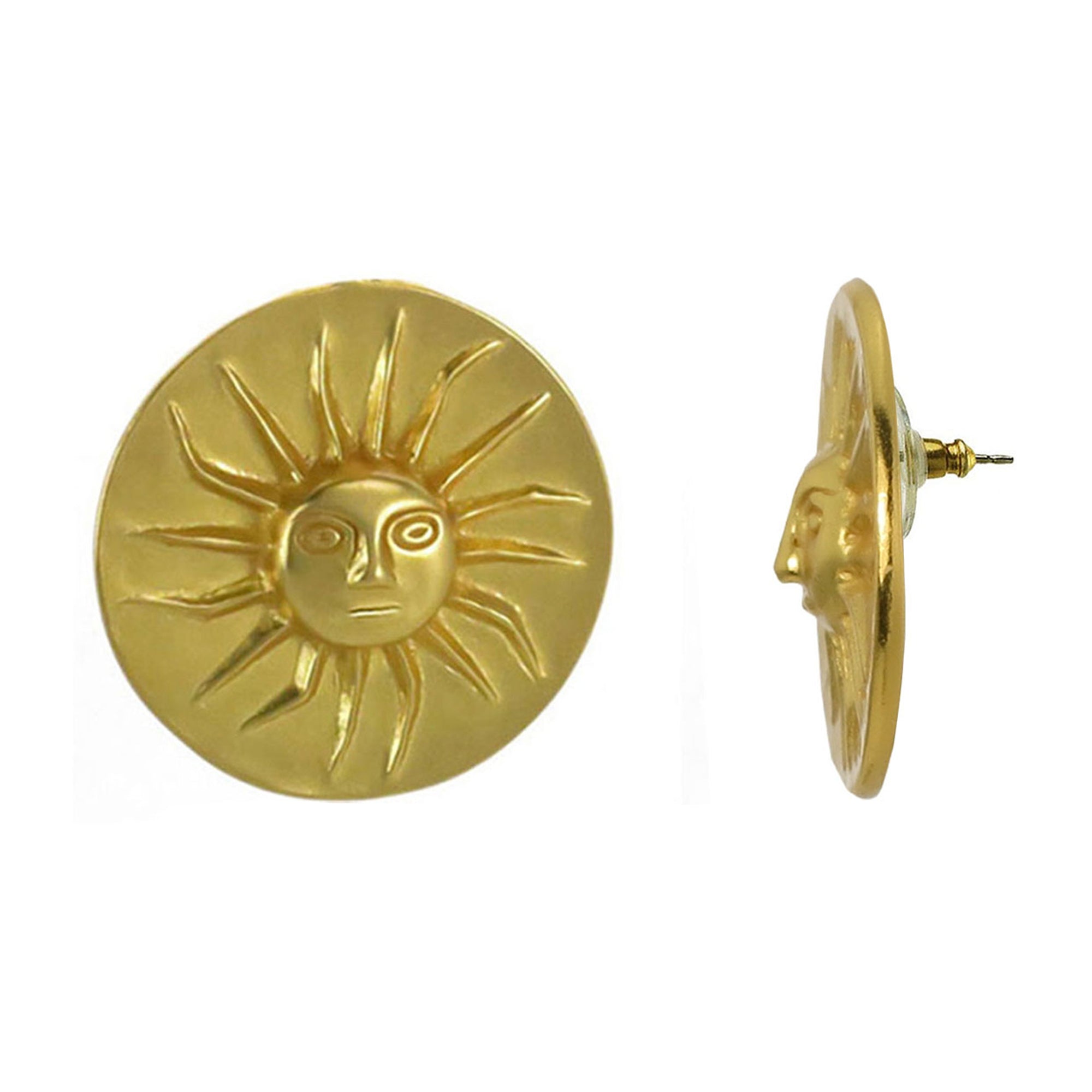 Sun God 1" Drop Earrings