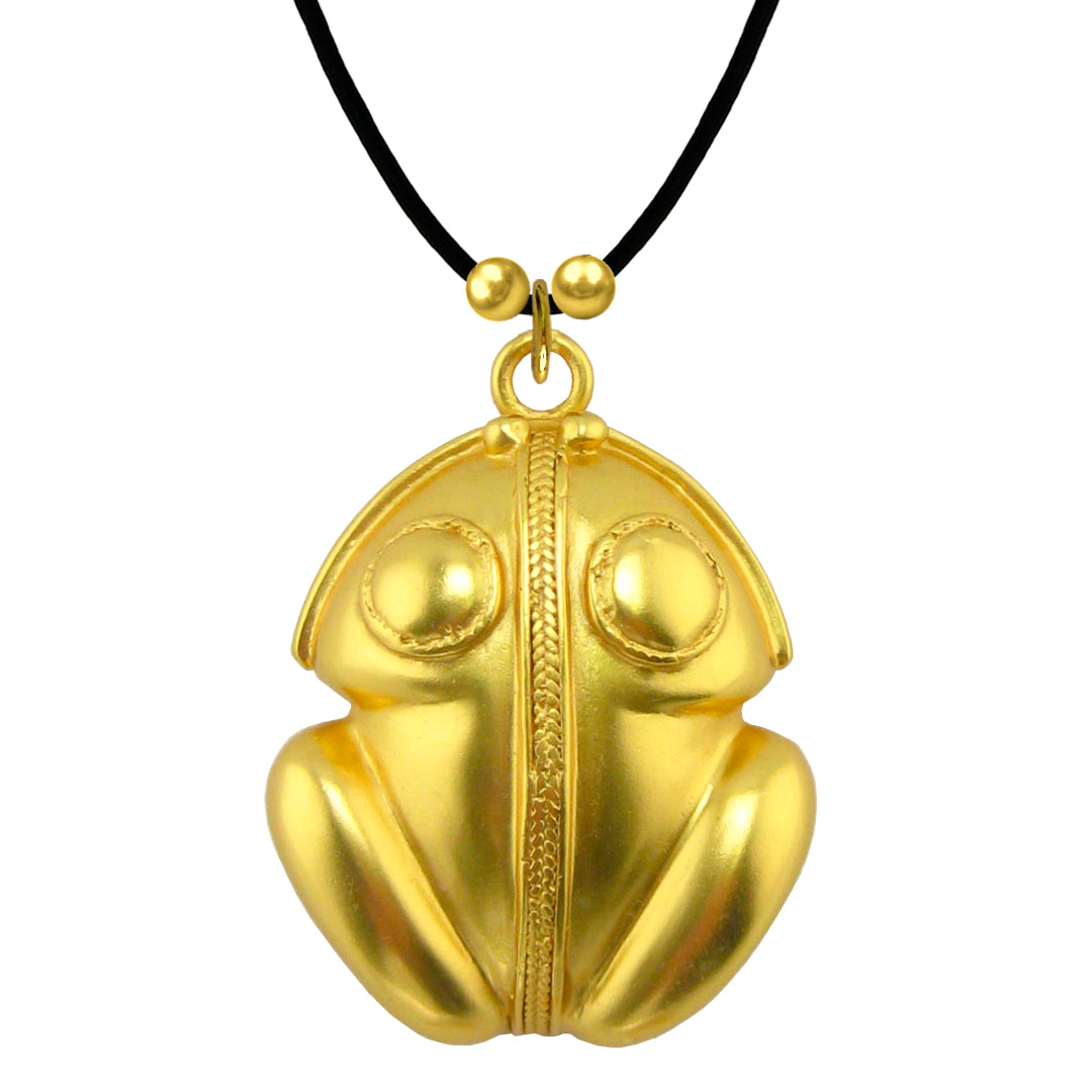Pre-Columbian StaRing Frog Necklace