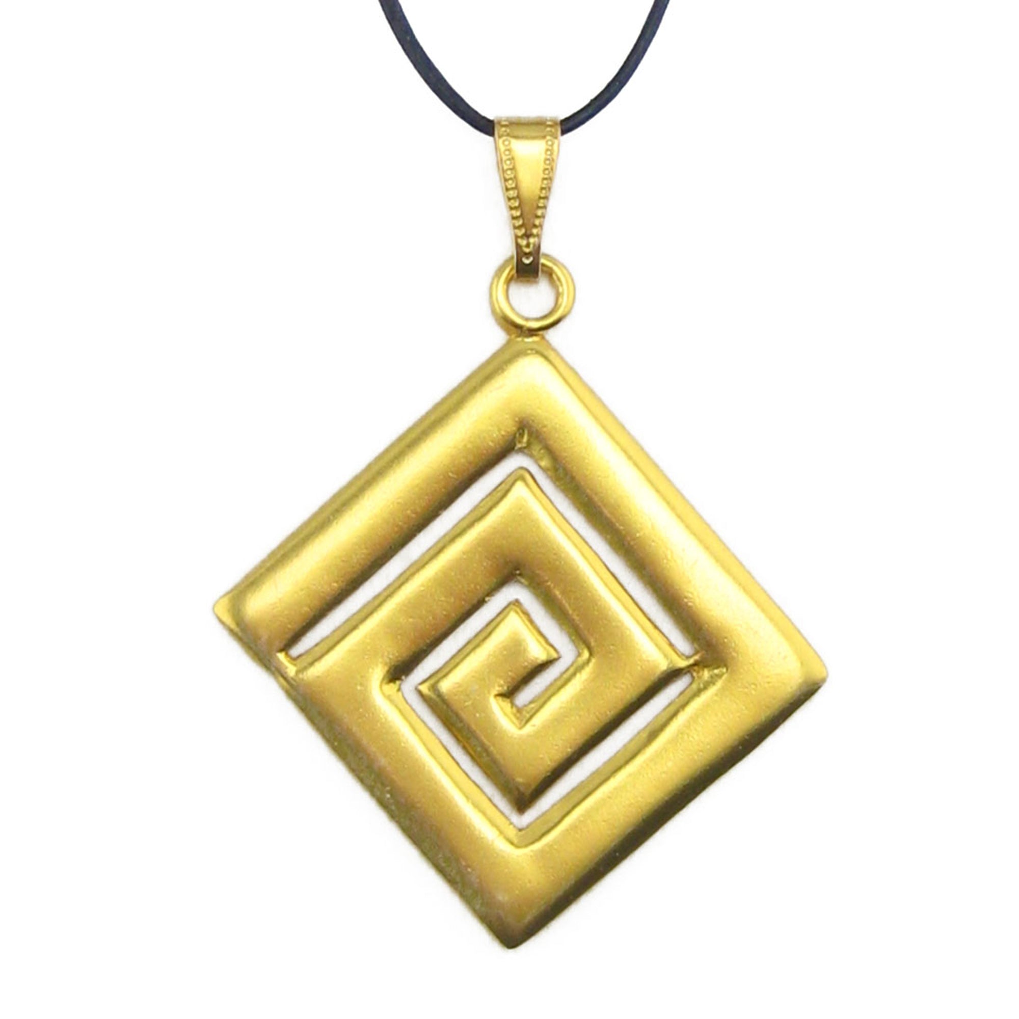 Square Spiral Necklace