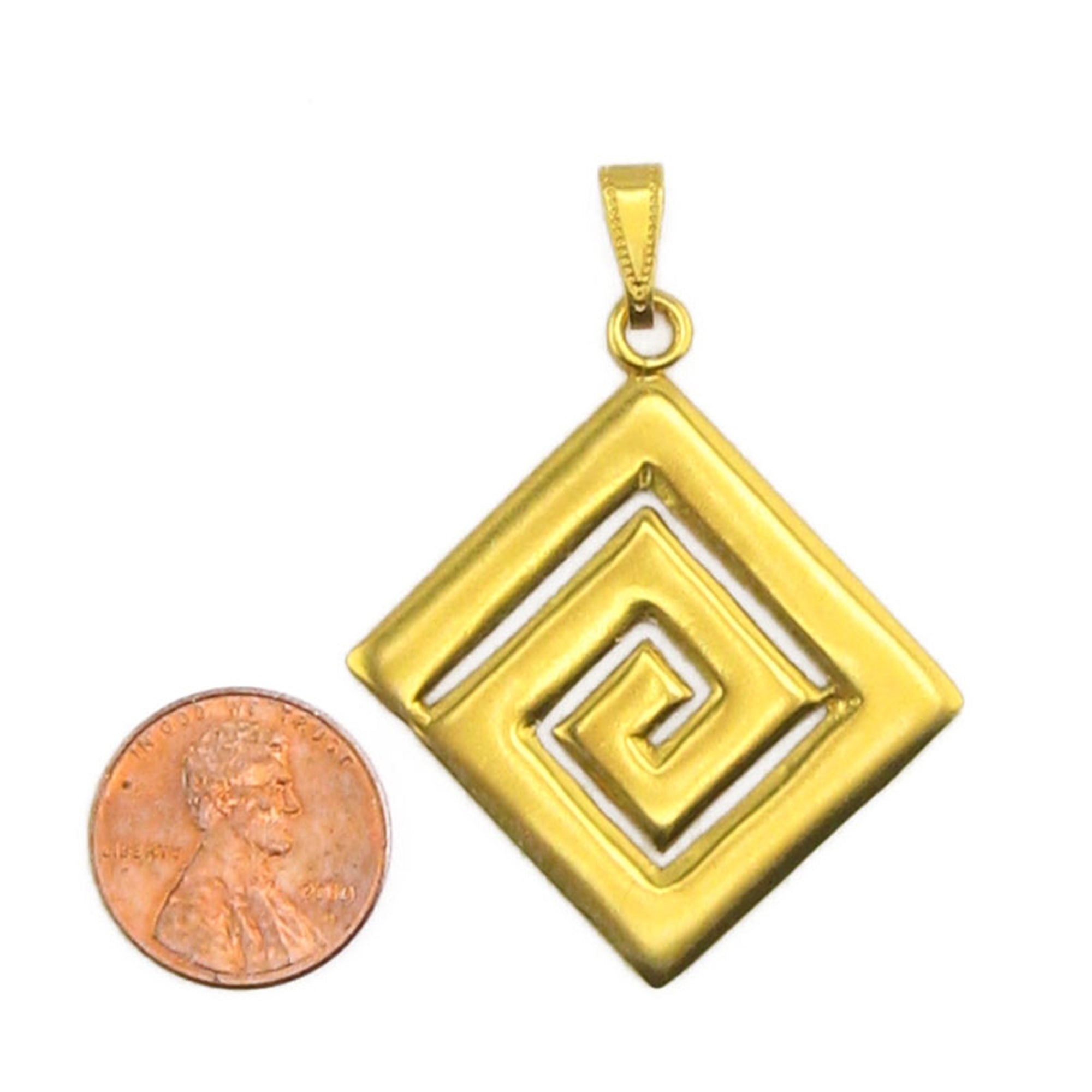 Square Spiral Necklace