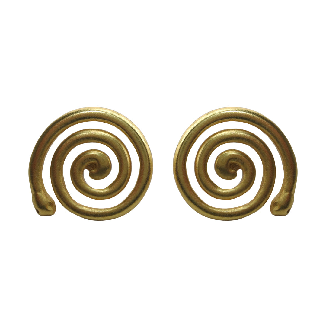 Snake Spirals Drop Earrings