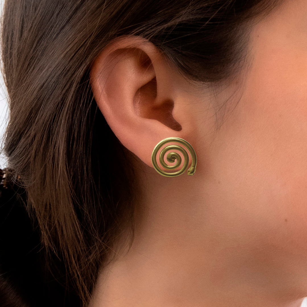 Snake Spirals Drop Earrings