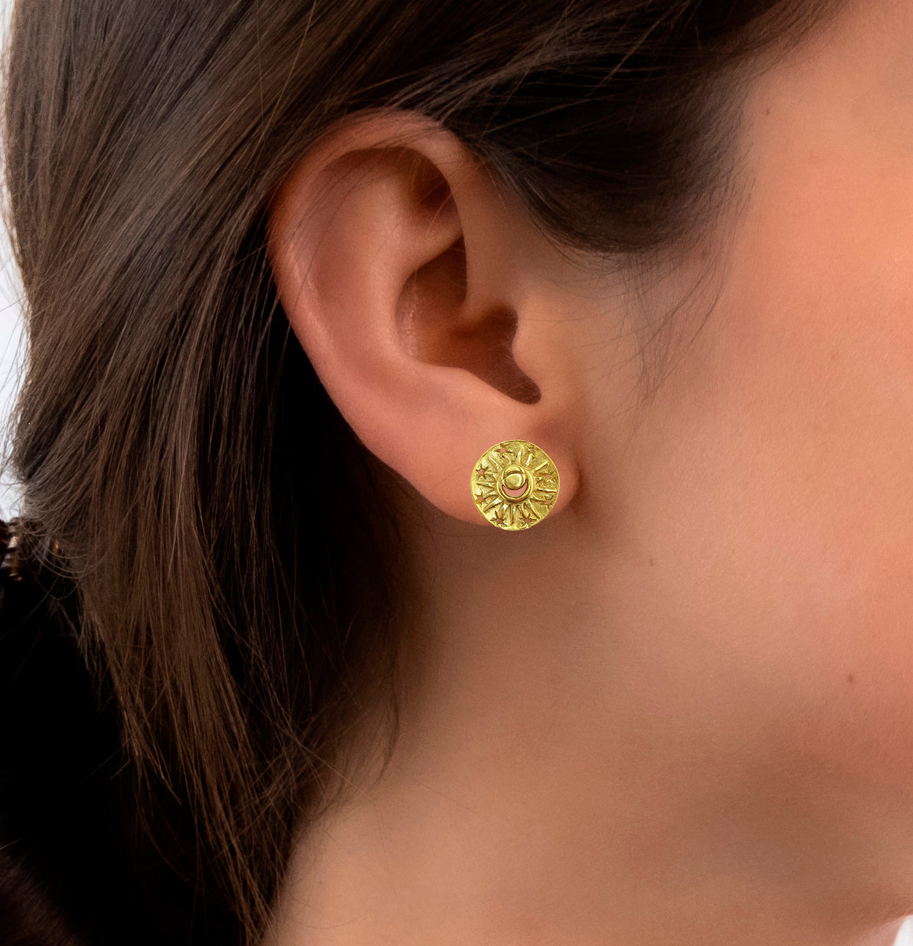 Stars and Moon Stud Earrings
