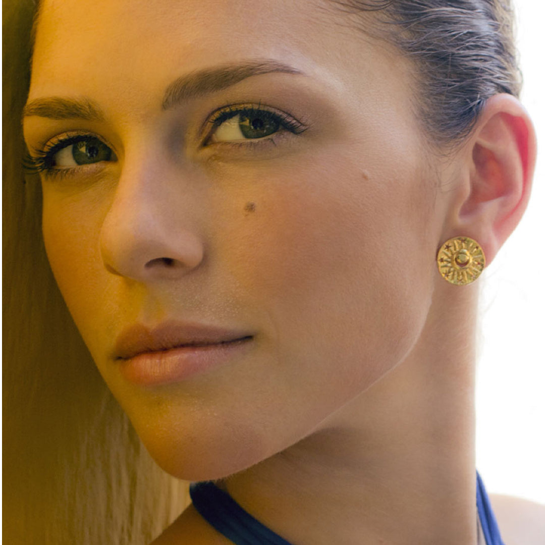 Stars and Moon Stud Earrings