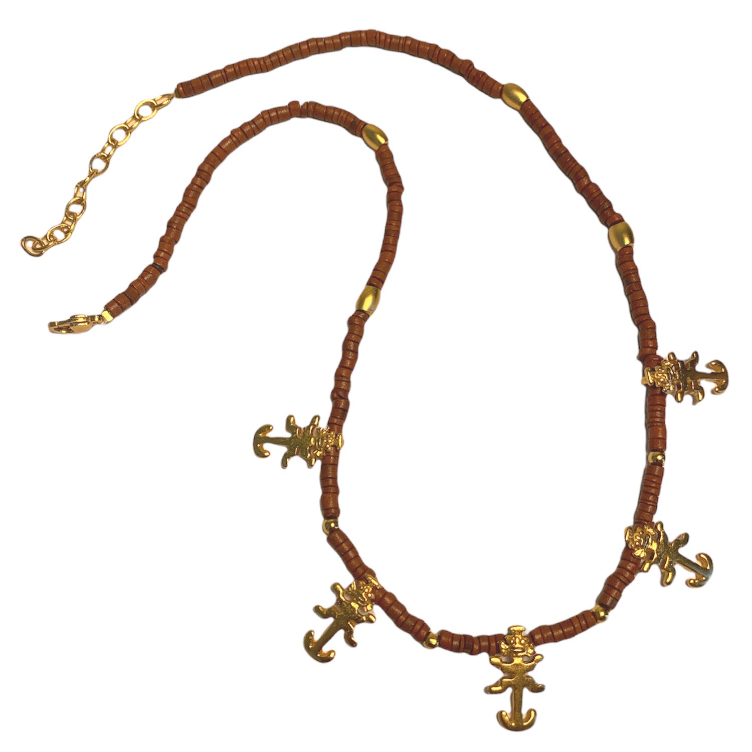 Tolima Jaguars and Ceramics 18" Necklace