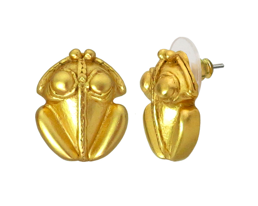 StaRing Frog with Braid Earrings