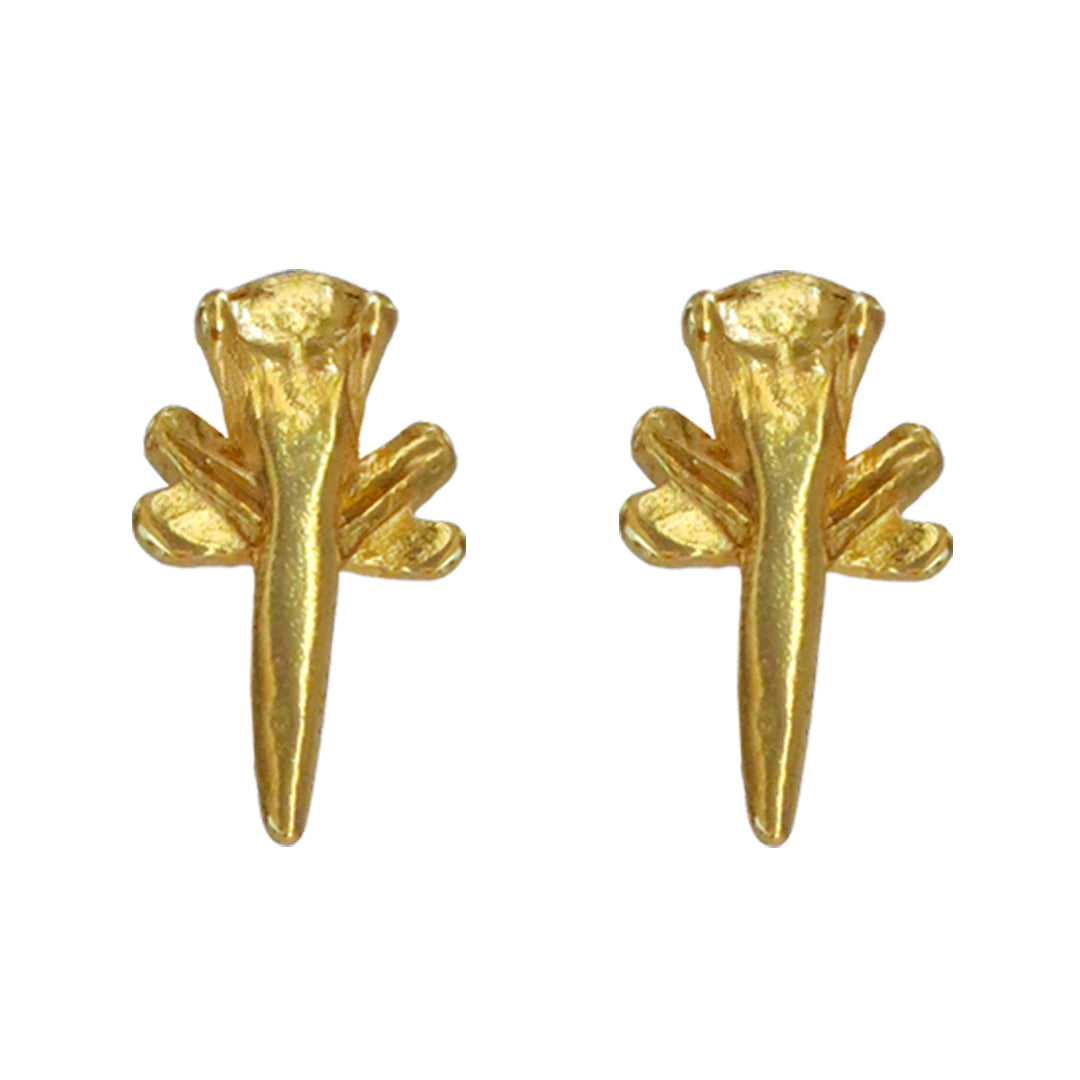 Frog with Tail Earrings