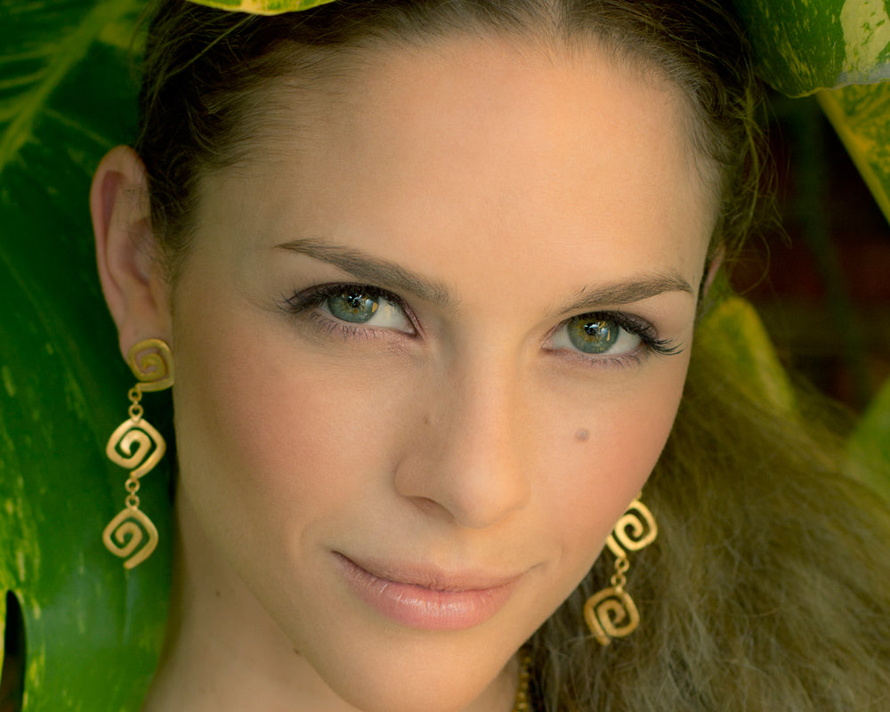 Spirals Dangle Earrings