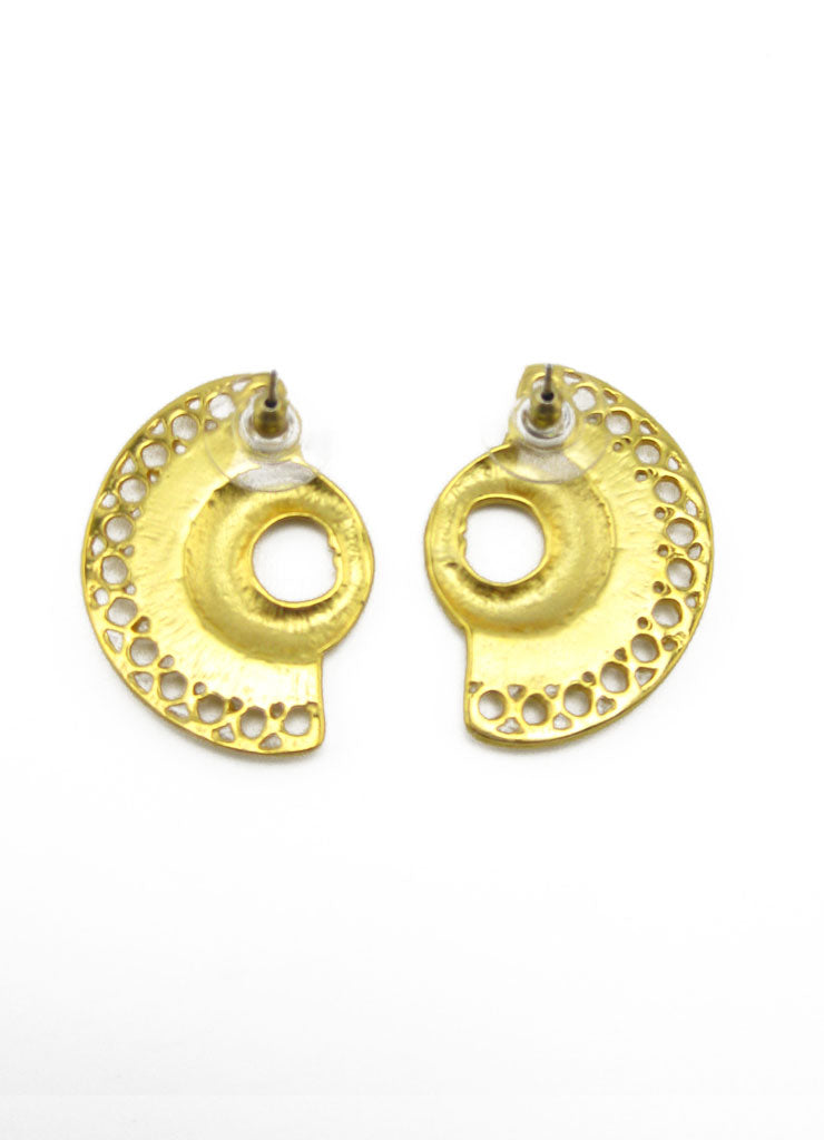 Pre-Columbian Tairona Nose Ring Stud Post Back Earrings