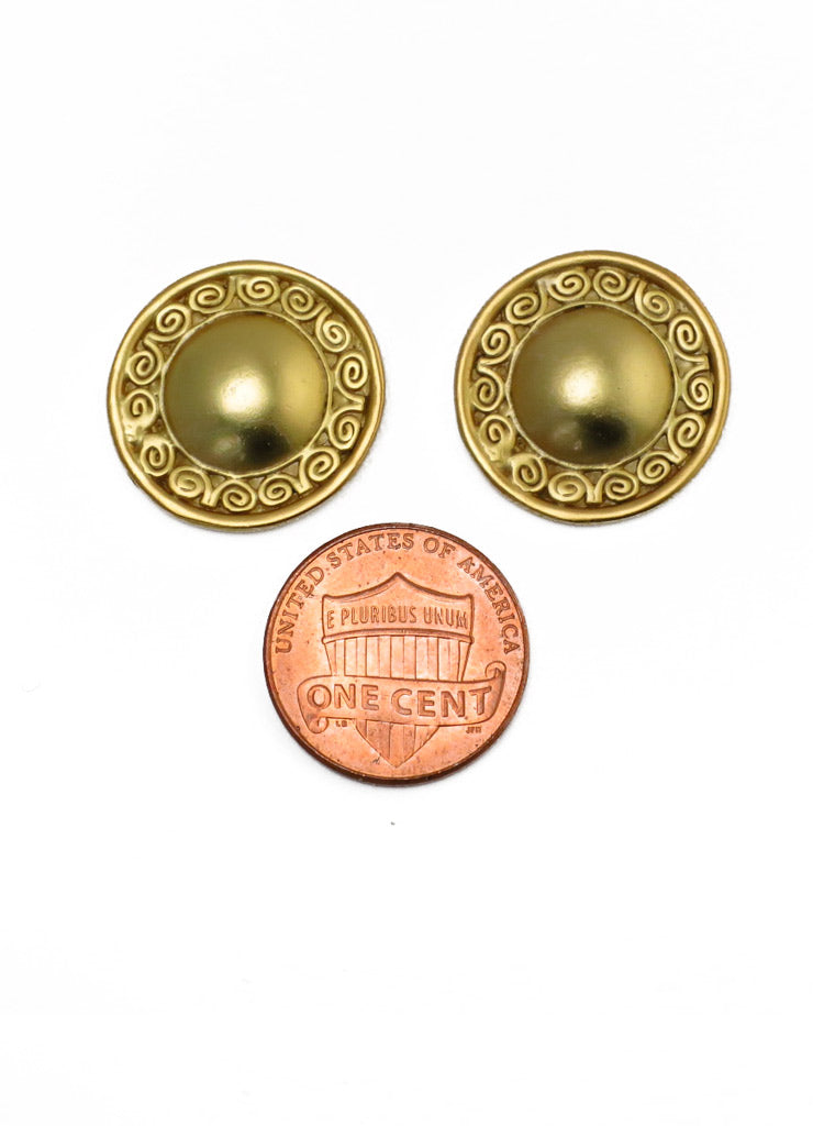Quimbaya Sun with Arabesques Sun .8" Drop Earrings