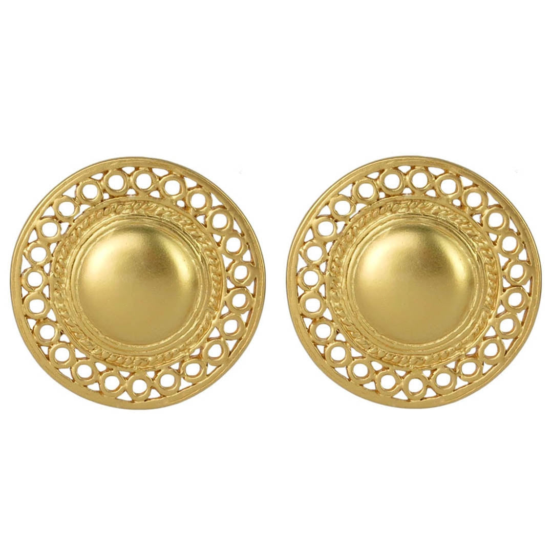 Pre-Columbian Muisca Radiant Sun Earrings by ACROSS THE PUDDLE