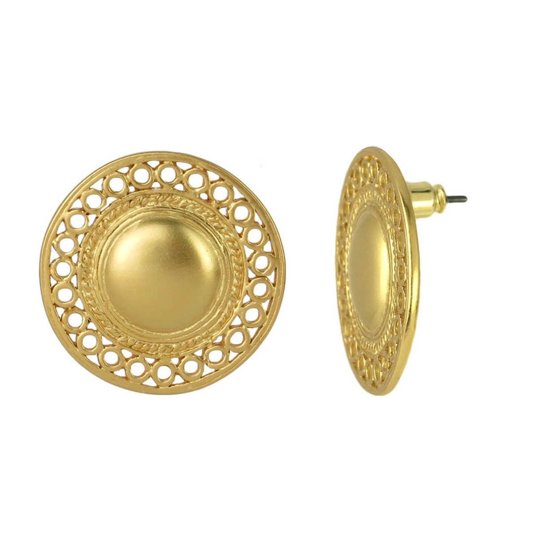 Brilliant Sun 1" Drop Earrings