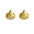 Pre-Columbian Tairona Water Drop Stud Post Back Earrings