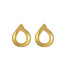 Water Drop Stud Earrings by ACROSS THE PUDDLE