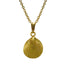 24k Gold Plated Seashell Pendant by Across The Puddle