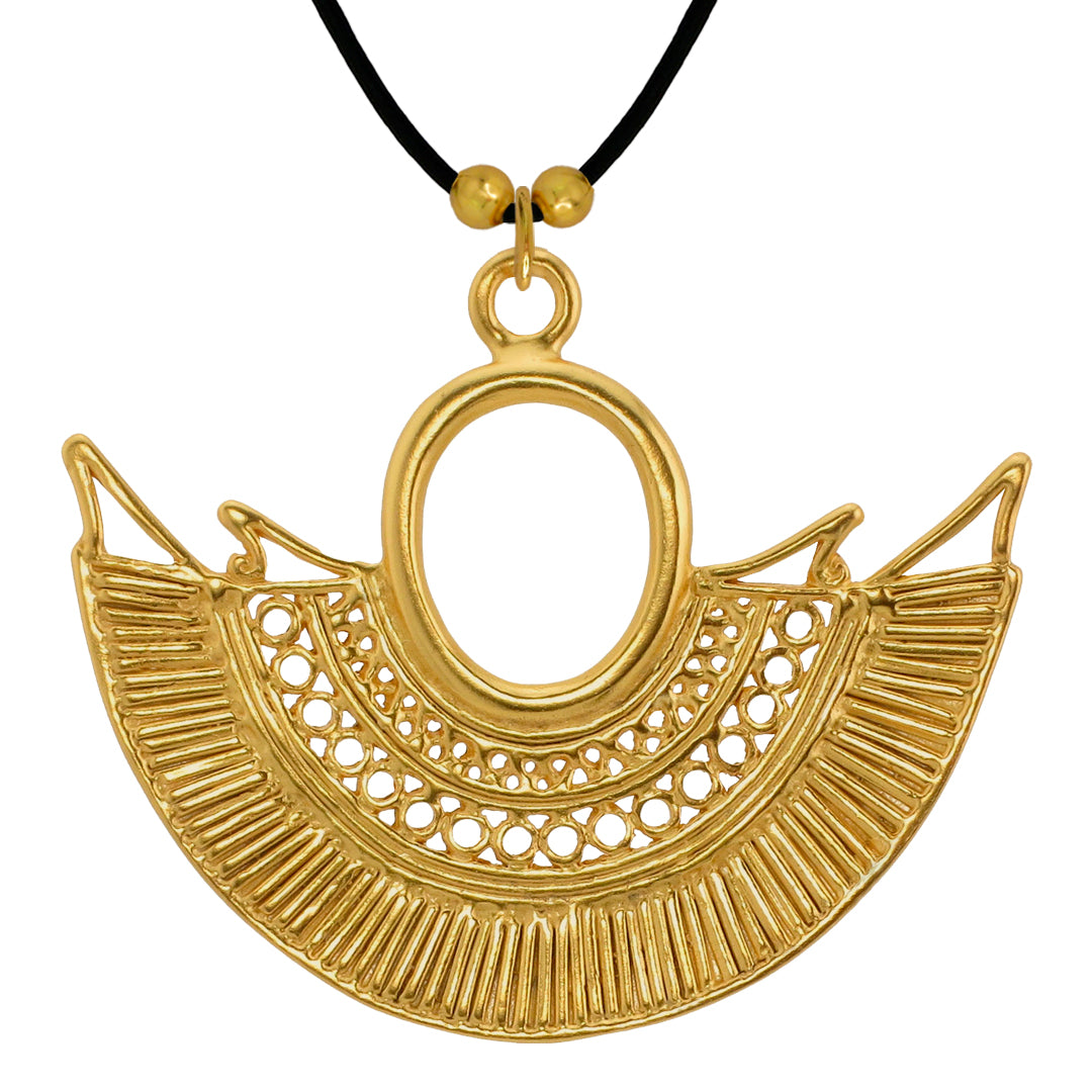 Adorned Fan Necklace