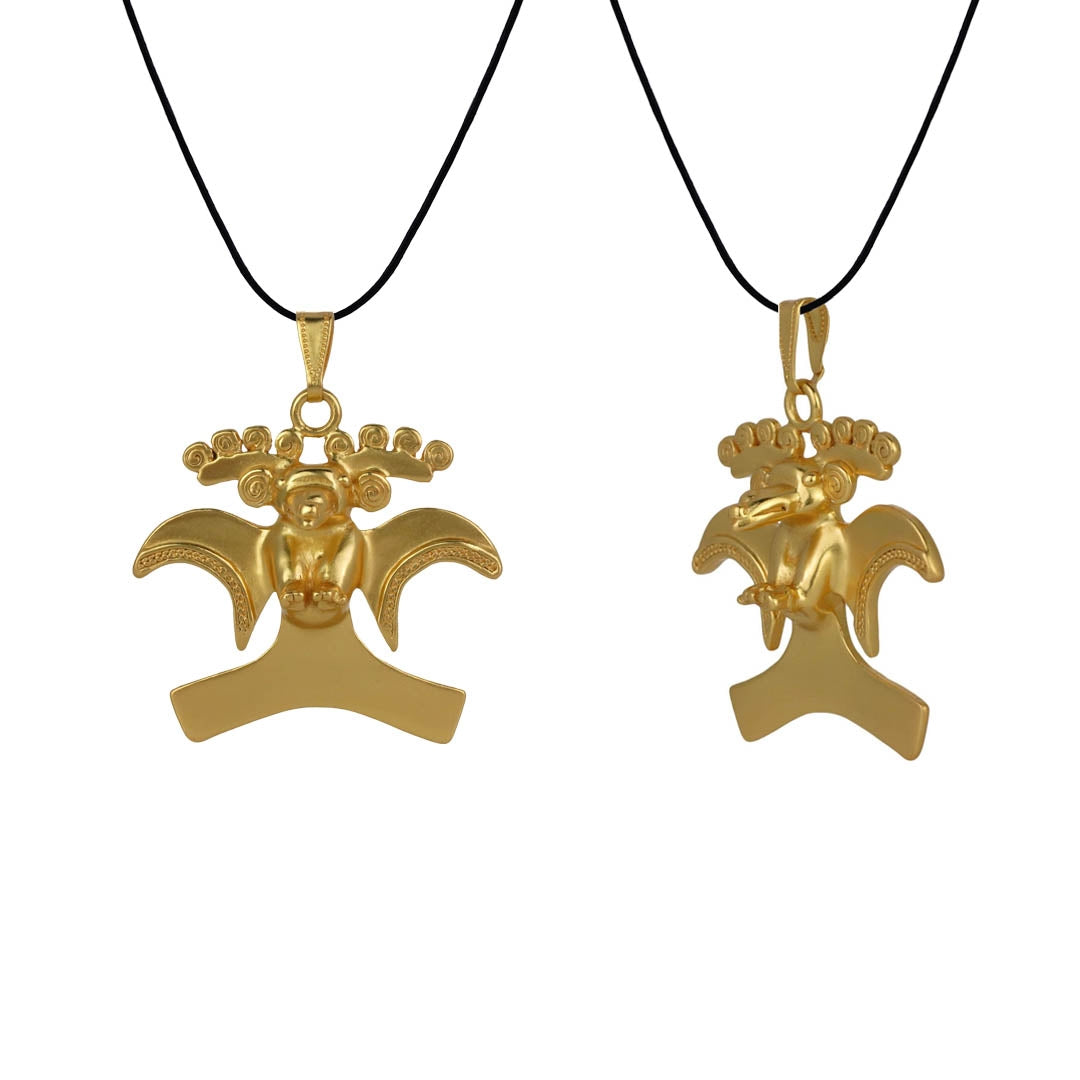 Eagle with Spiral Ears Pendant