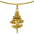 Ancient Aliens Jewelry Collection - Golden Jet-9 Omega Choker Necklace