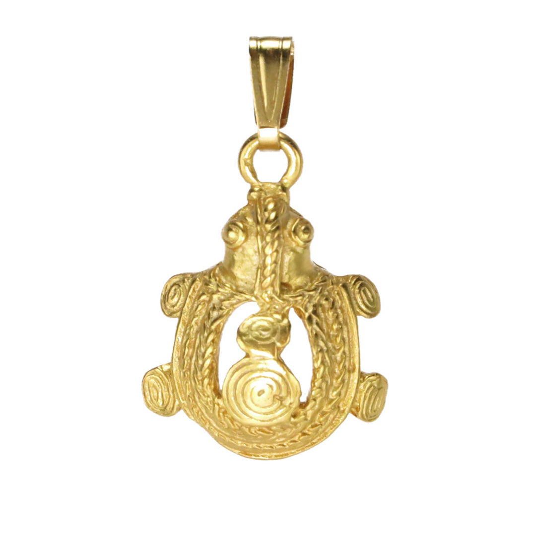 Spirals Turtle Necklace