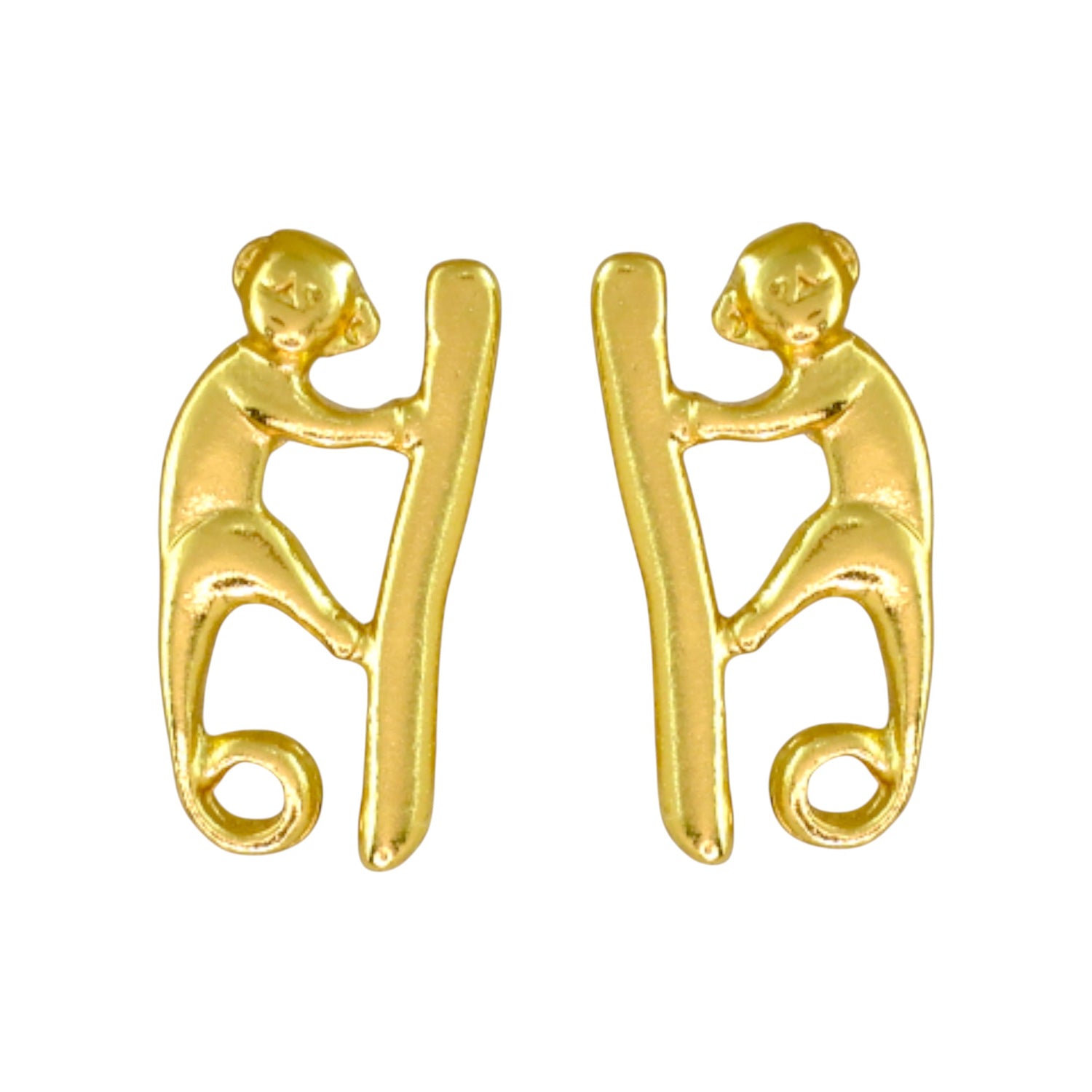 Sinu Monkey 0.8" Drop Earrings