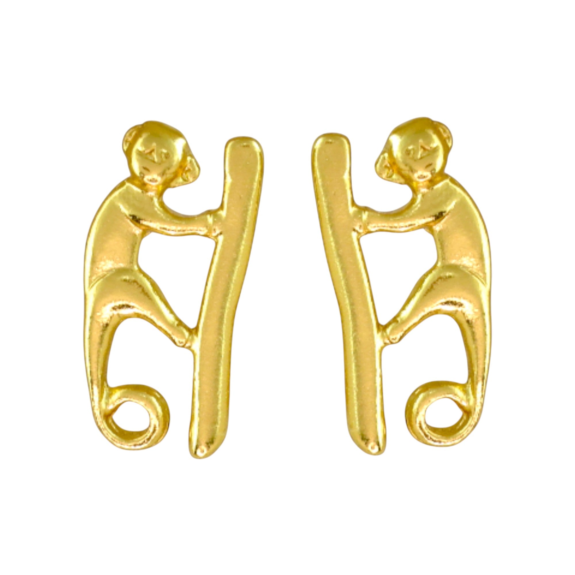 Sinu Monkey 0.8" Drop Earrings