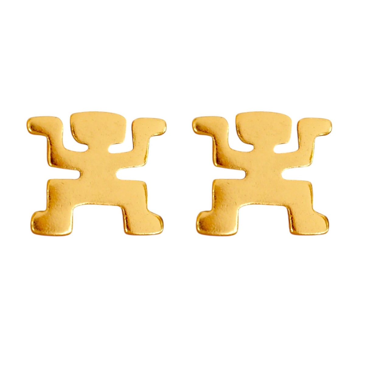 Anthropomorphic Figure 0.9" Drop Earrings
