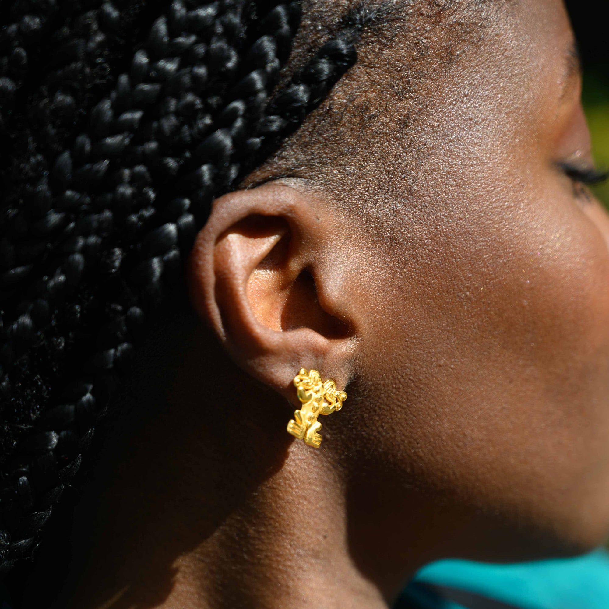 Adorned Frog Earrings