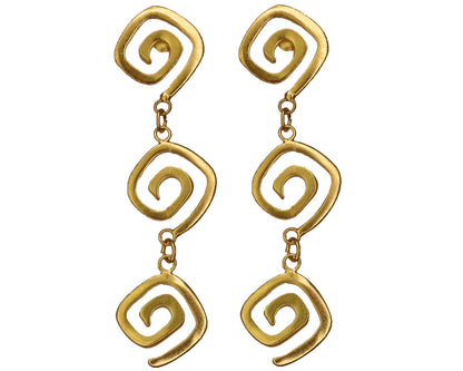 Spirals Dangle Earrings