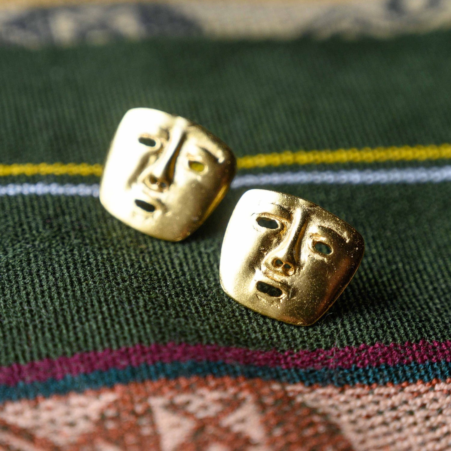 Minimalist Mask Earrings