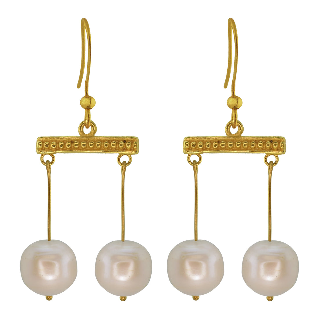 Roman Crotalia Pearl Earrings