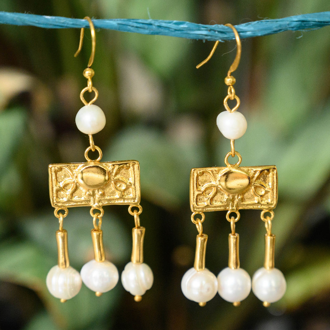 Roman Crotalia Pearl Earrings