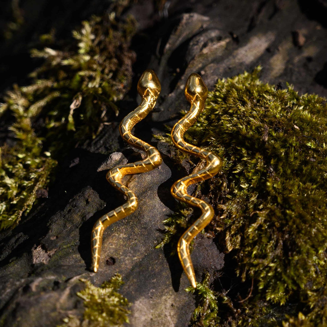 Zig-Zag Snake Earrings