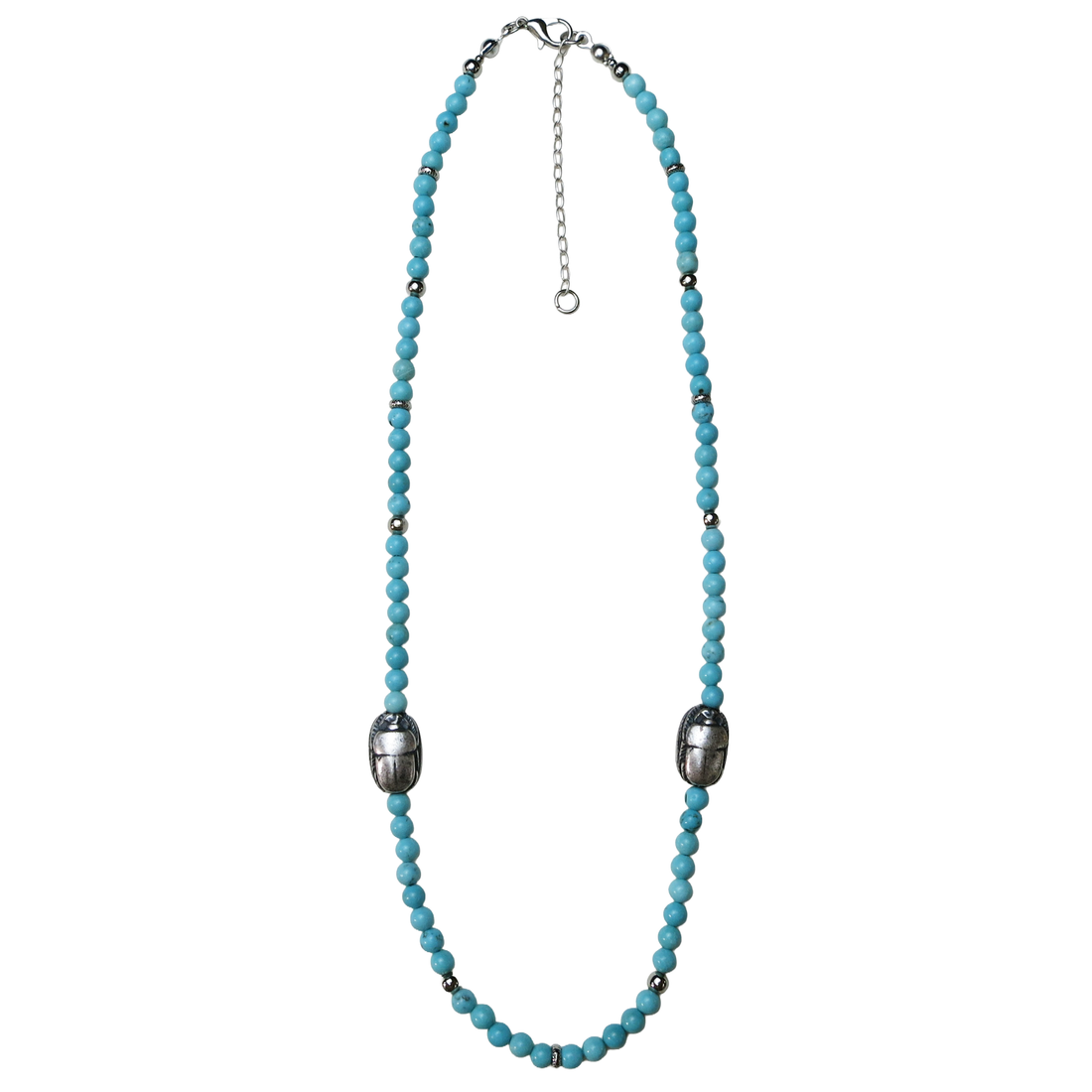 Egyptian Morenci Turquoise 18" Necklace