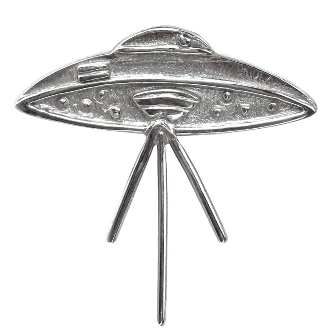 Elvis UFO Connection .950 Silver 1&quot; Lapel Pin