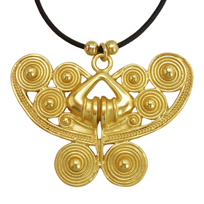 Spirals Butterfly (L) Necklace