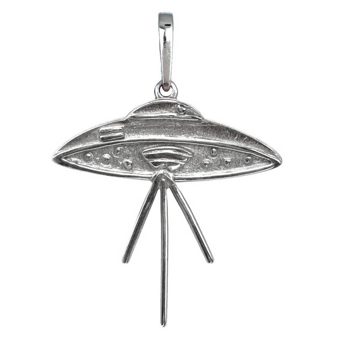 Elvis UFO Connection .950 Silver Pendant Necklace Multiple Sizes