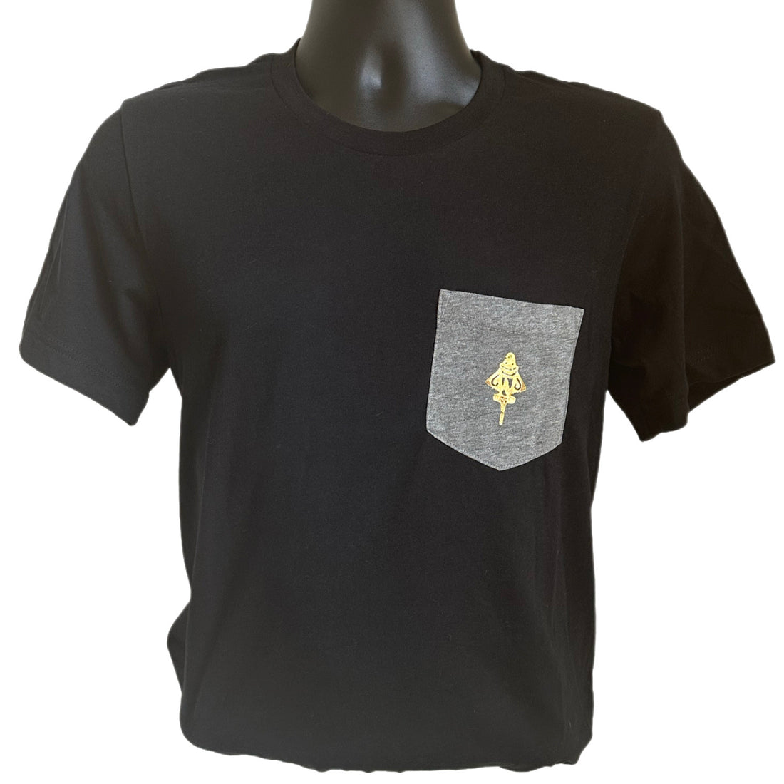 Golden Jets Black with Grey Pocket T-Shirt