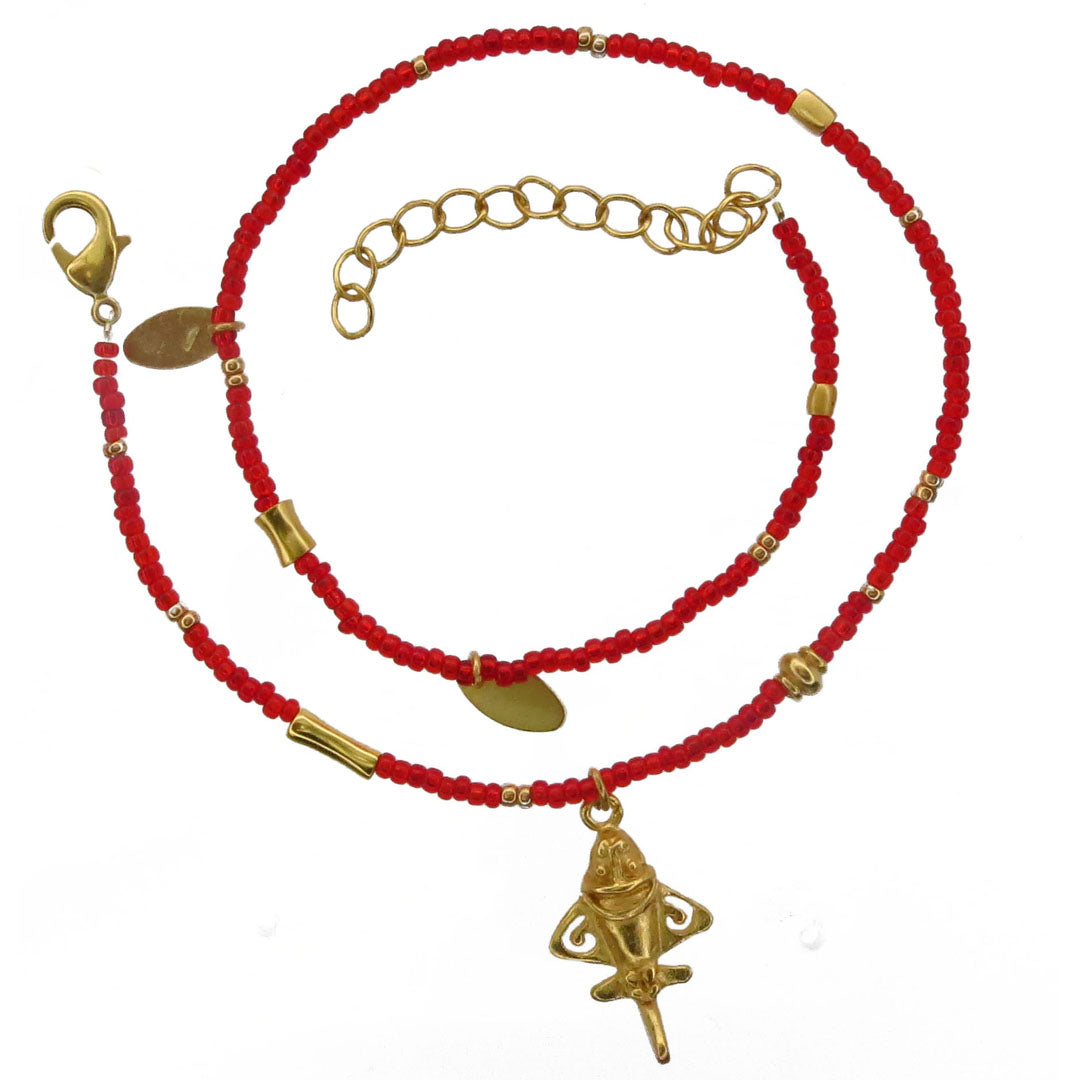Pre-Columbian Golden Jet-3 Bracelet by Across The Puddle