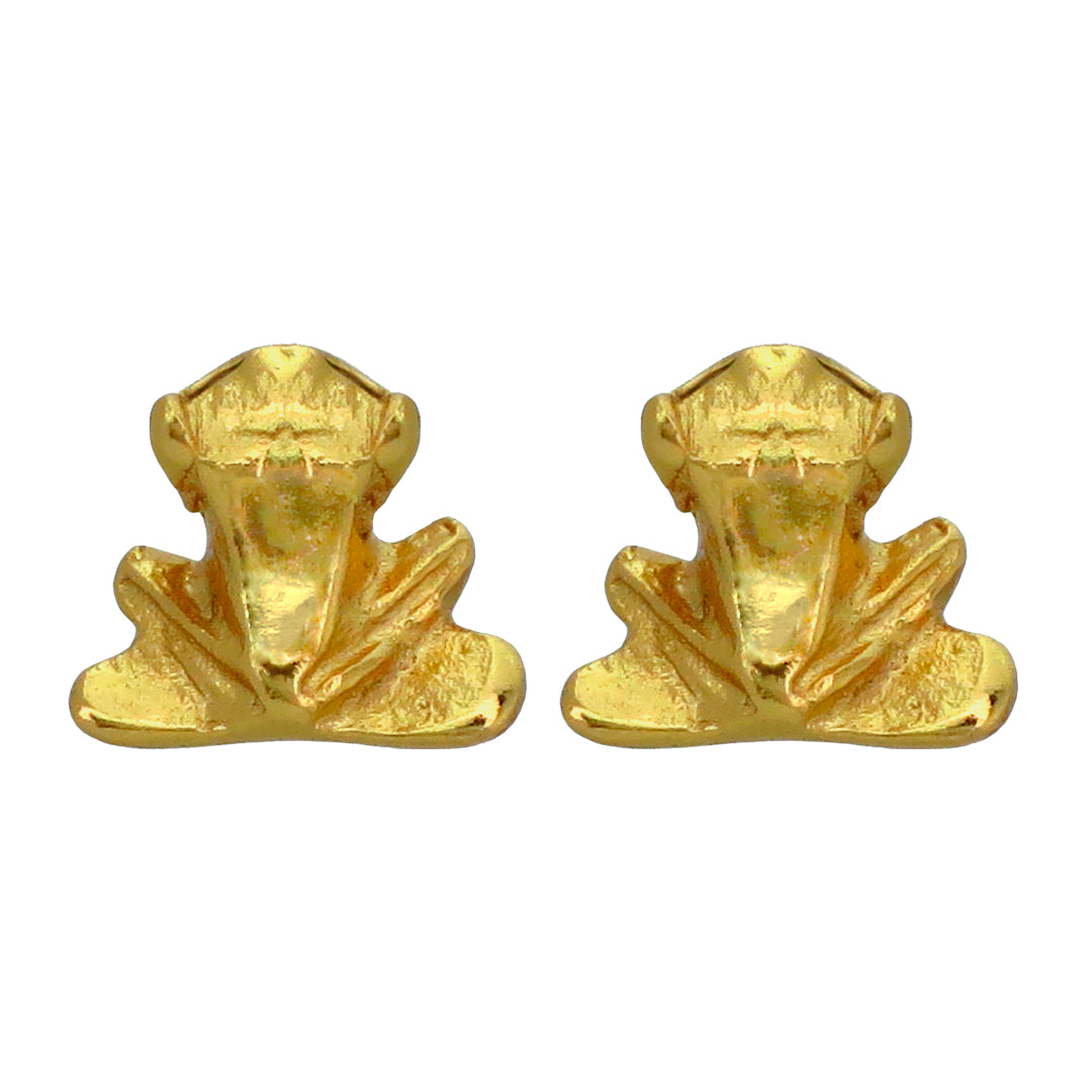 Sitting Frog Stud Earrings