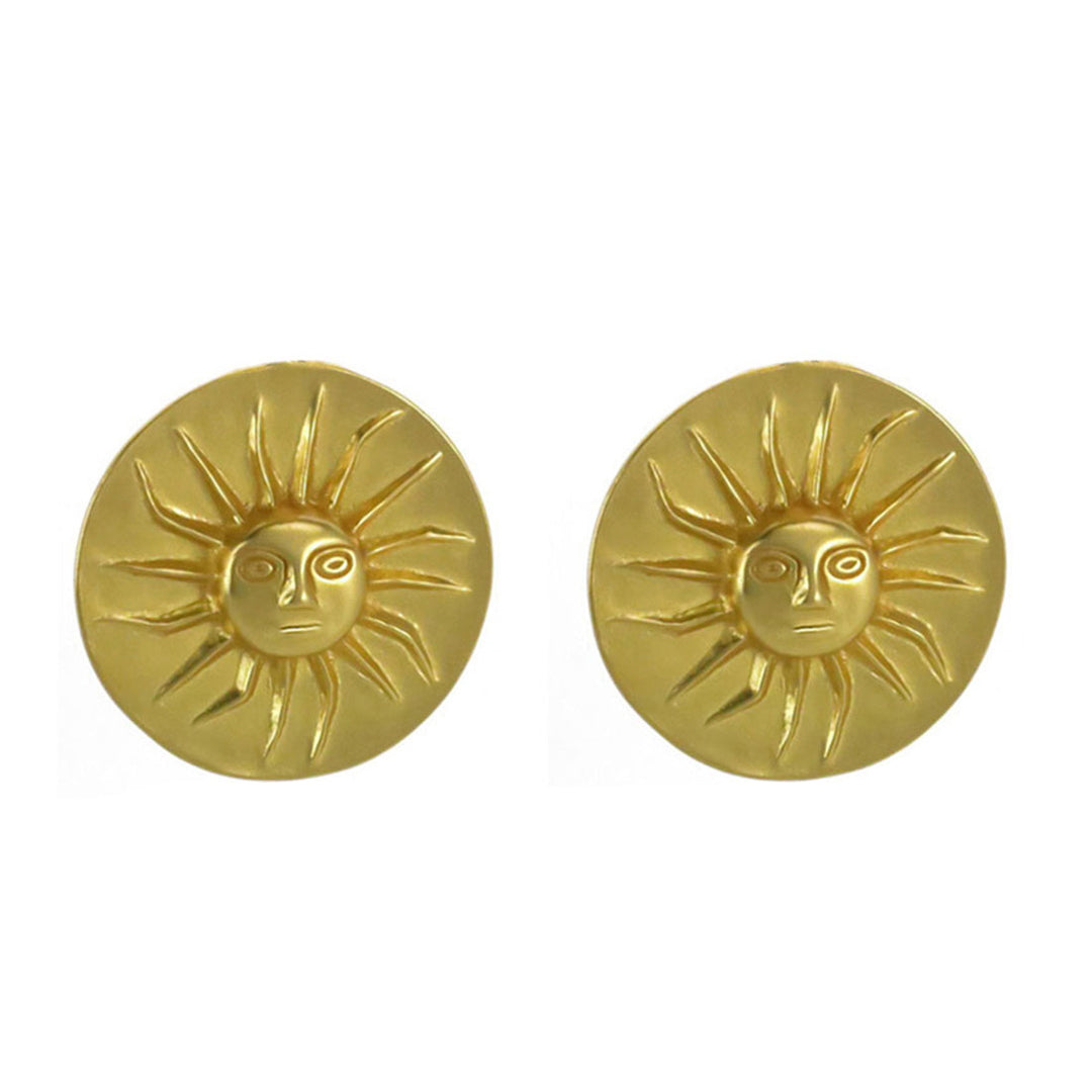 Sun God .5&quot; Stud Earrings