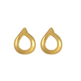 Water Drop Stud Earrings by ACROSS THE PUDDLE