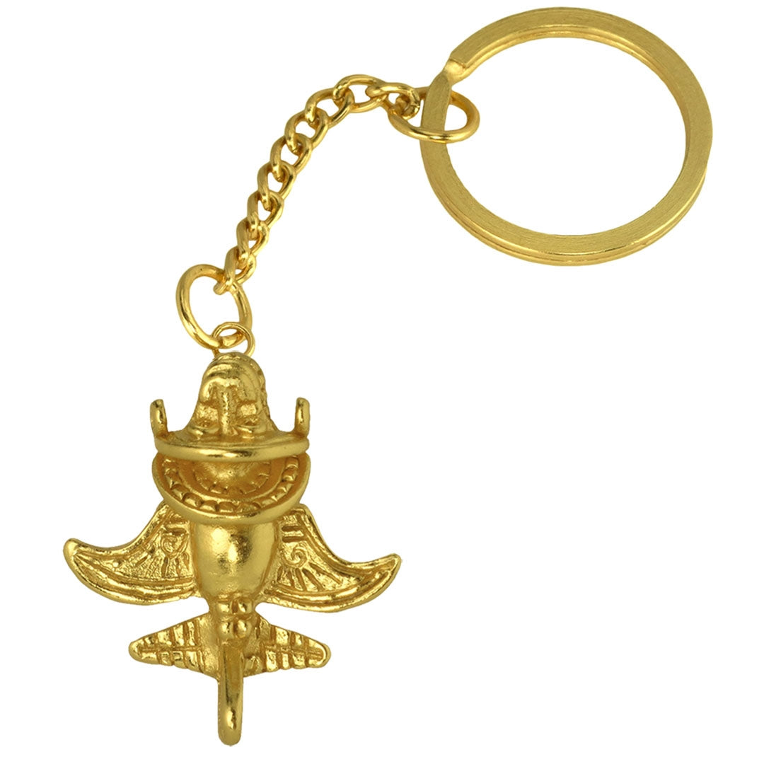 Ancient Aliens Collection, Pre-Columbian Golden Jet-5 / Ancient Aircraft-5 /Golden Flyer-5 Key Chain