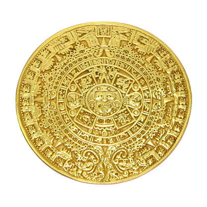 Aztec Solar Calendar Pin/Pendant by ACROSS THE PUDDLE