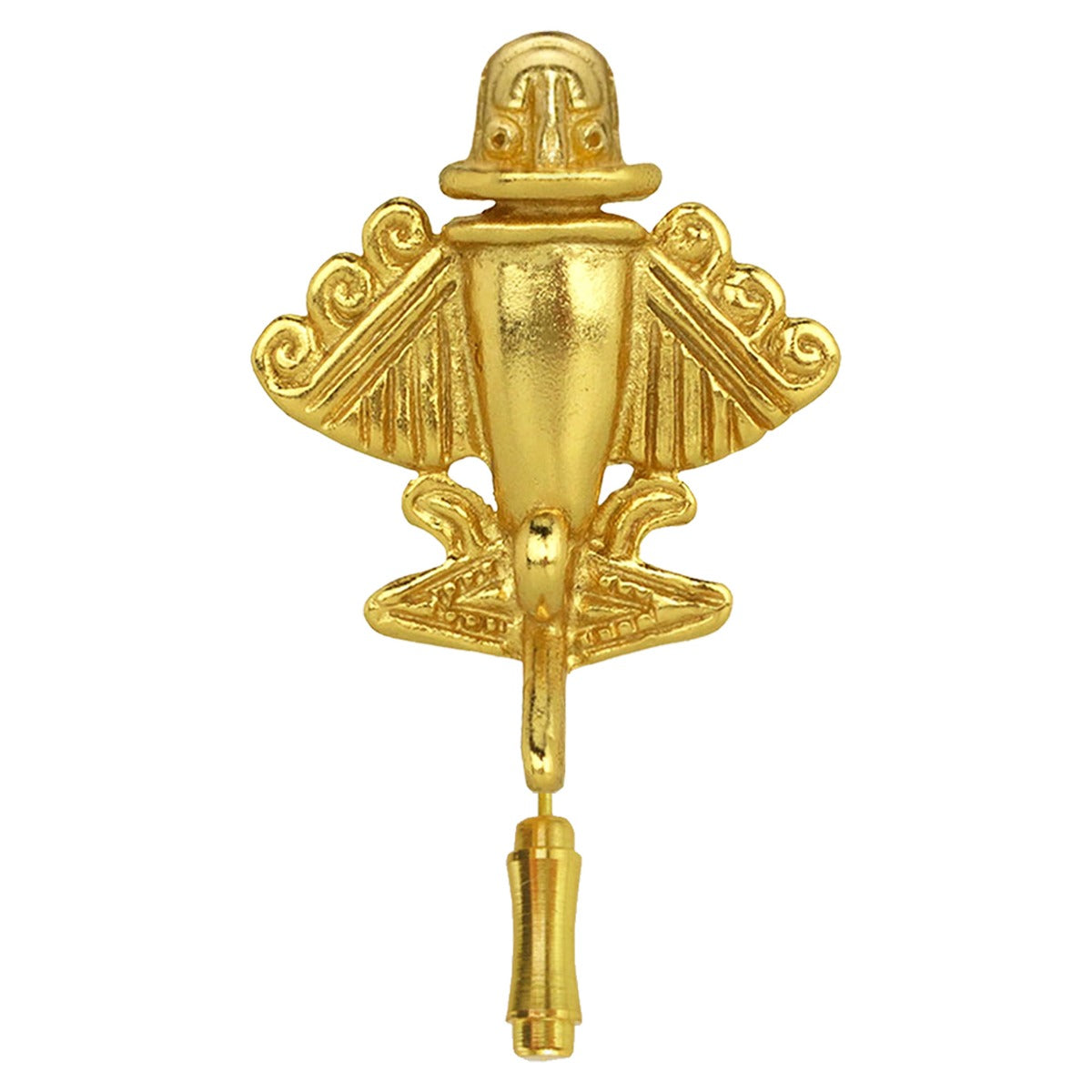 Ancient Aliens Pre-Columbian Golden Jet-9 / Ancient Aircraft-9 /Golden Flyer-9 Lapel Pin
